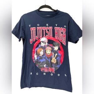 Tokyo Jujutsu High Graphic Tee Navy Blue
